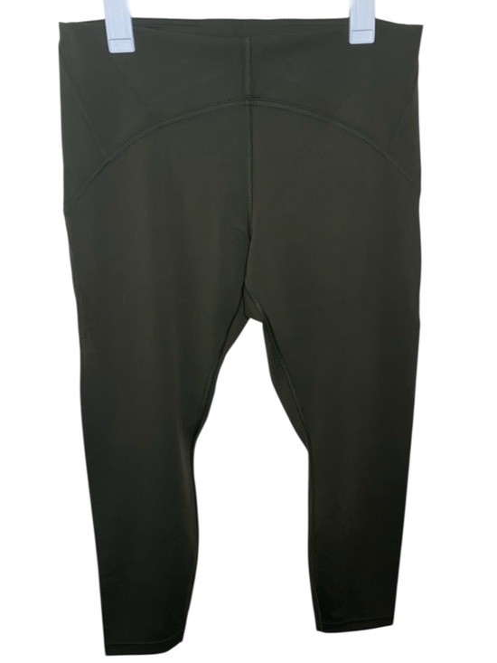 LULULEMON Instill High-Rise 25" Dark Olive Leggings Running Athletic - Picture 3 of 6